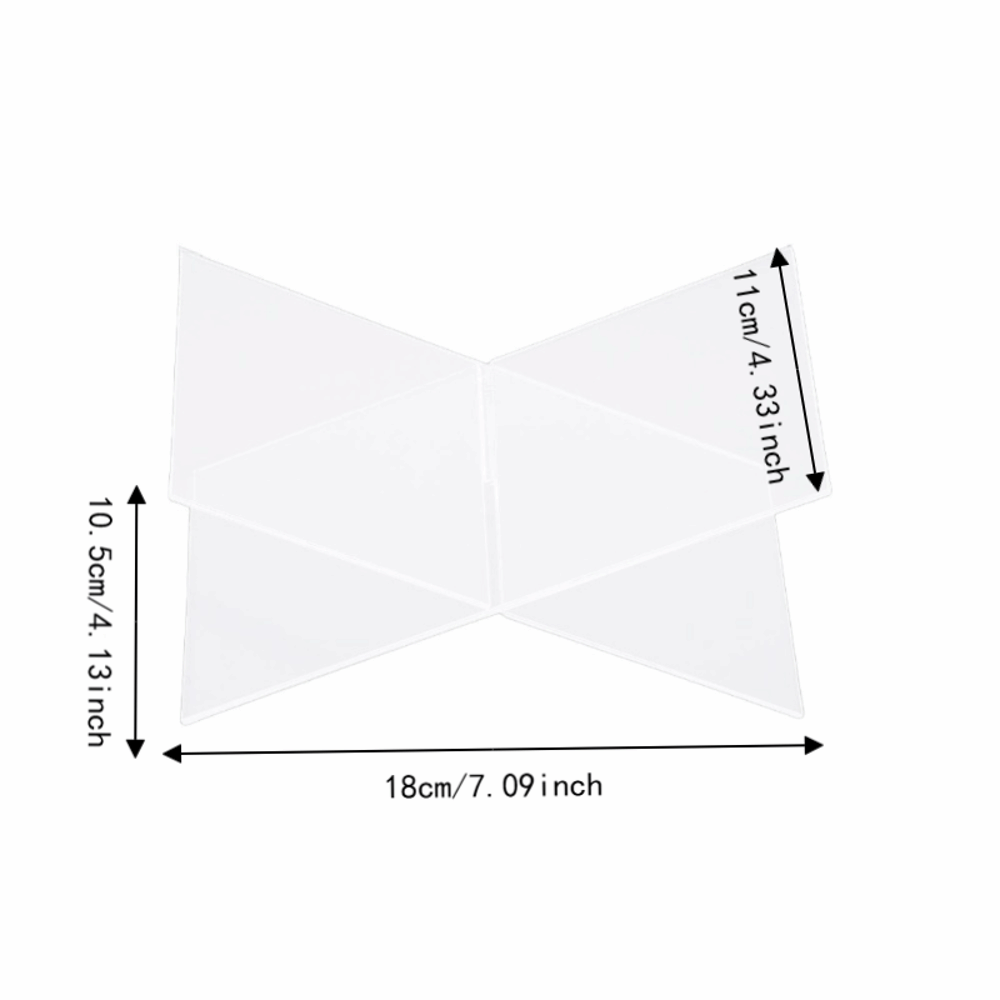 1set X-Shaped Design Acrylic B - огляд і ціна Clear Acrylic Book Stand Holder