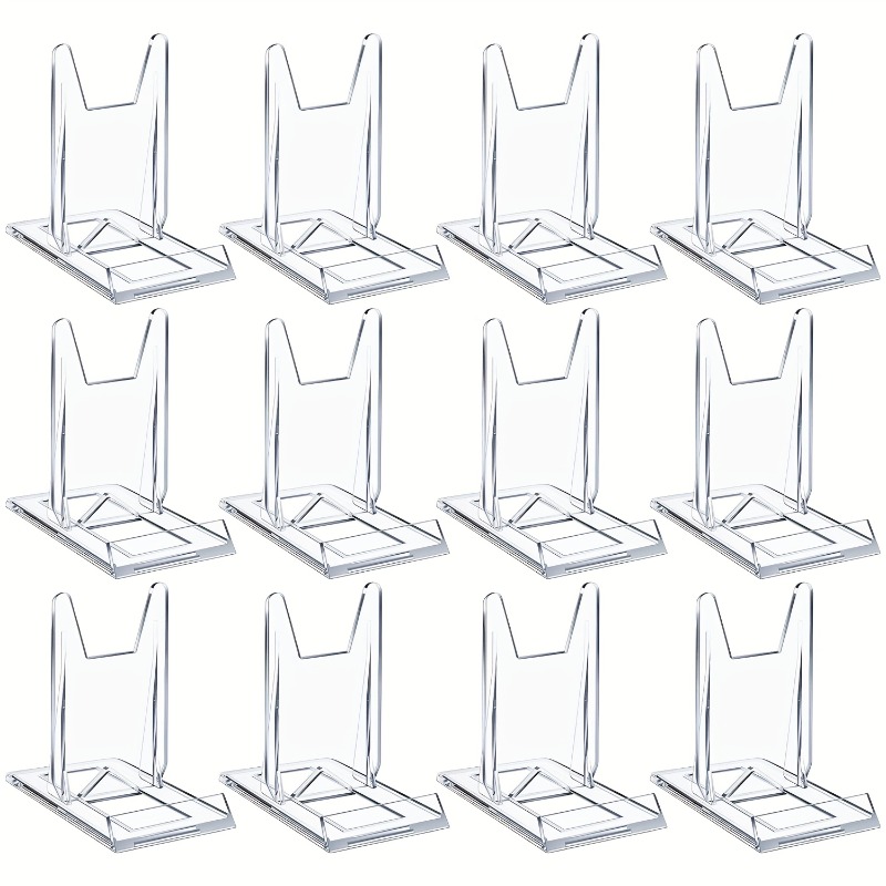 12pcs 5/ Clear Acrylic Display - огляд і ціна Clear Acrylic Book Stand Holder