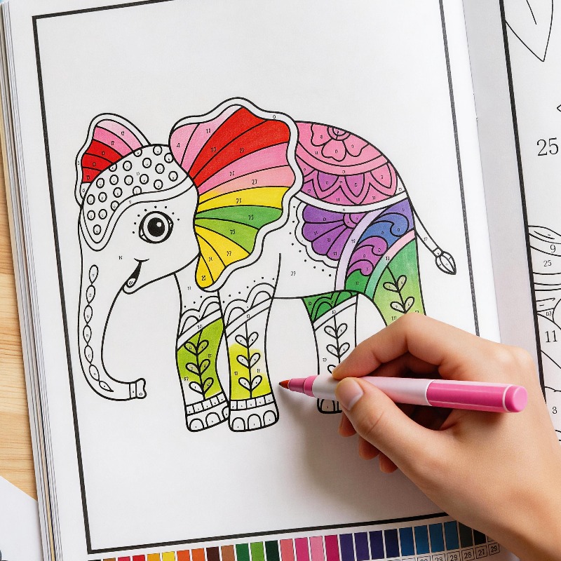 Adult Animal/plant Coloring St - огляд і ціна Adult Coloring Book Stress Relief