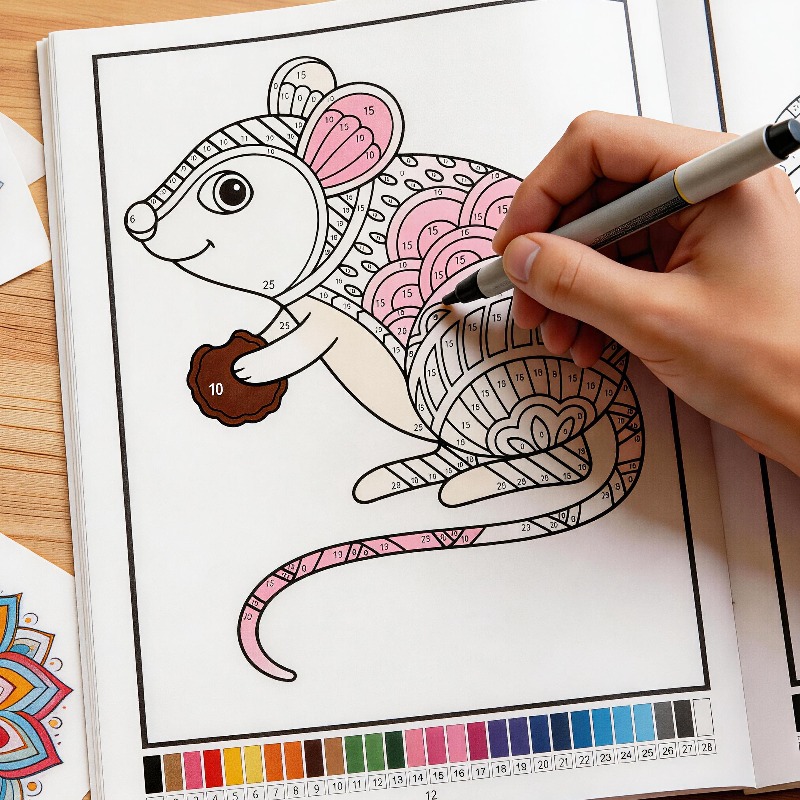 Adult Animal/plant Coloring St - огляд і ціна Adult Coloring Book Stress Relief