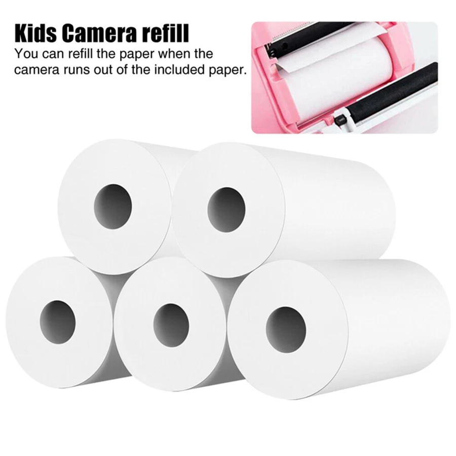 NEW 10 Rolls Camera Thermal Pa - огляд і ціна Mini Pocket Thermal Printer Paper Roll