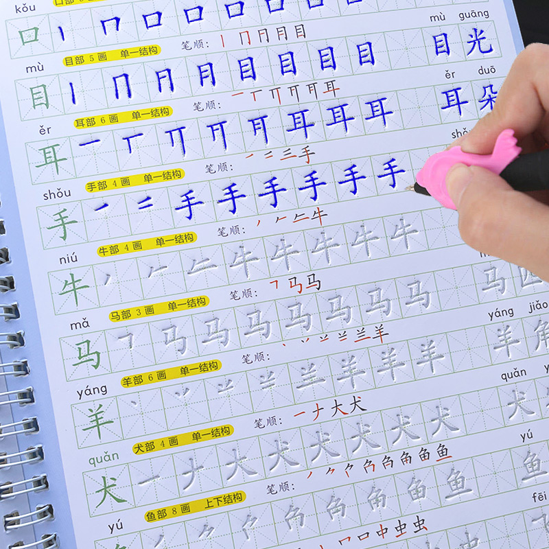 The Copybook Kids Book Learnin - огляд і ціна Chinese Calligraphy Practice Book