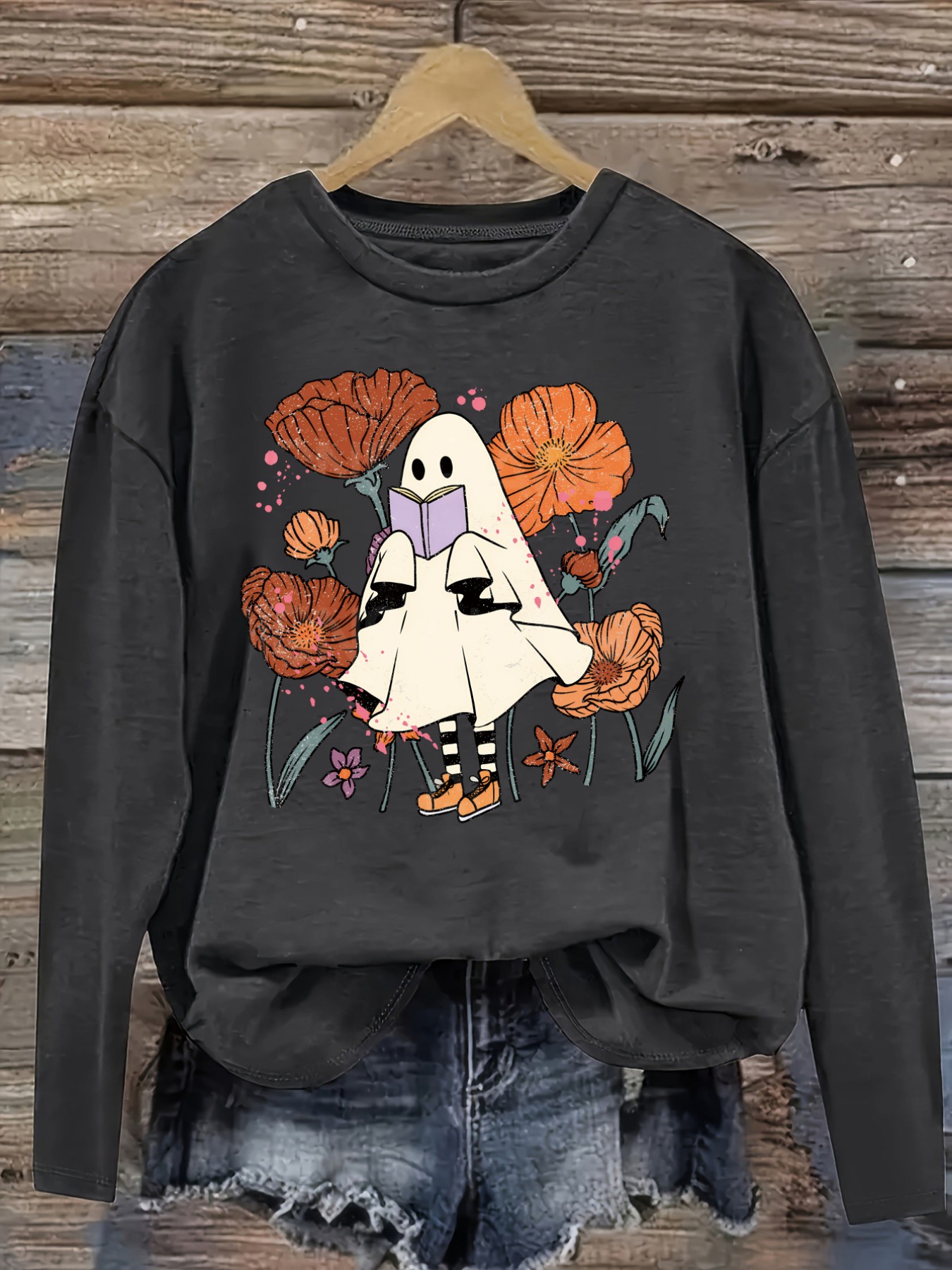 Women's Casual Long Sleeve Cre - огляд і ціна Books