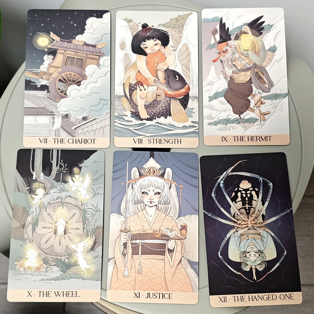 Yokai Tarot Cards 78Pcs Japane - огляд і ціна Tarot Deck With Guidebook